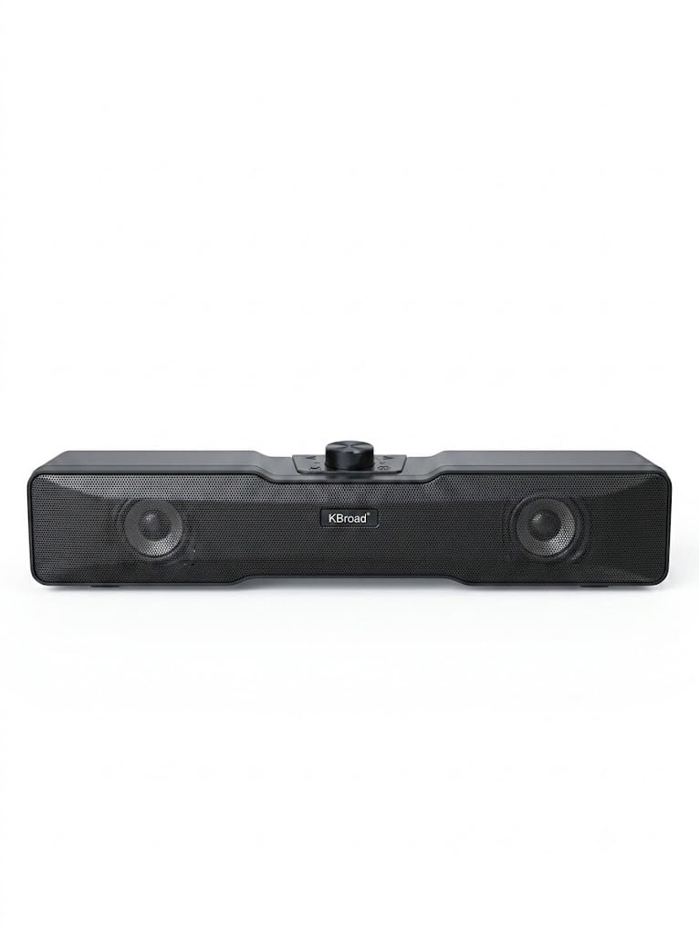 KTS 1968 Dual Speaker RGB Sound Bar Supports Bluetooth,TF Card,USB,AUX 1800mah Lithium-ion Battery