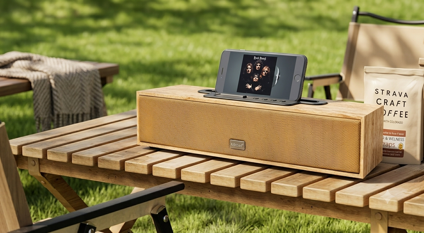 KTS 1665 Wooden Sound Bar Premium Quality Super Bass Sound