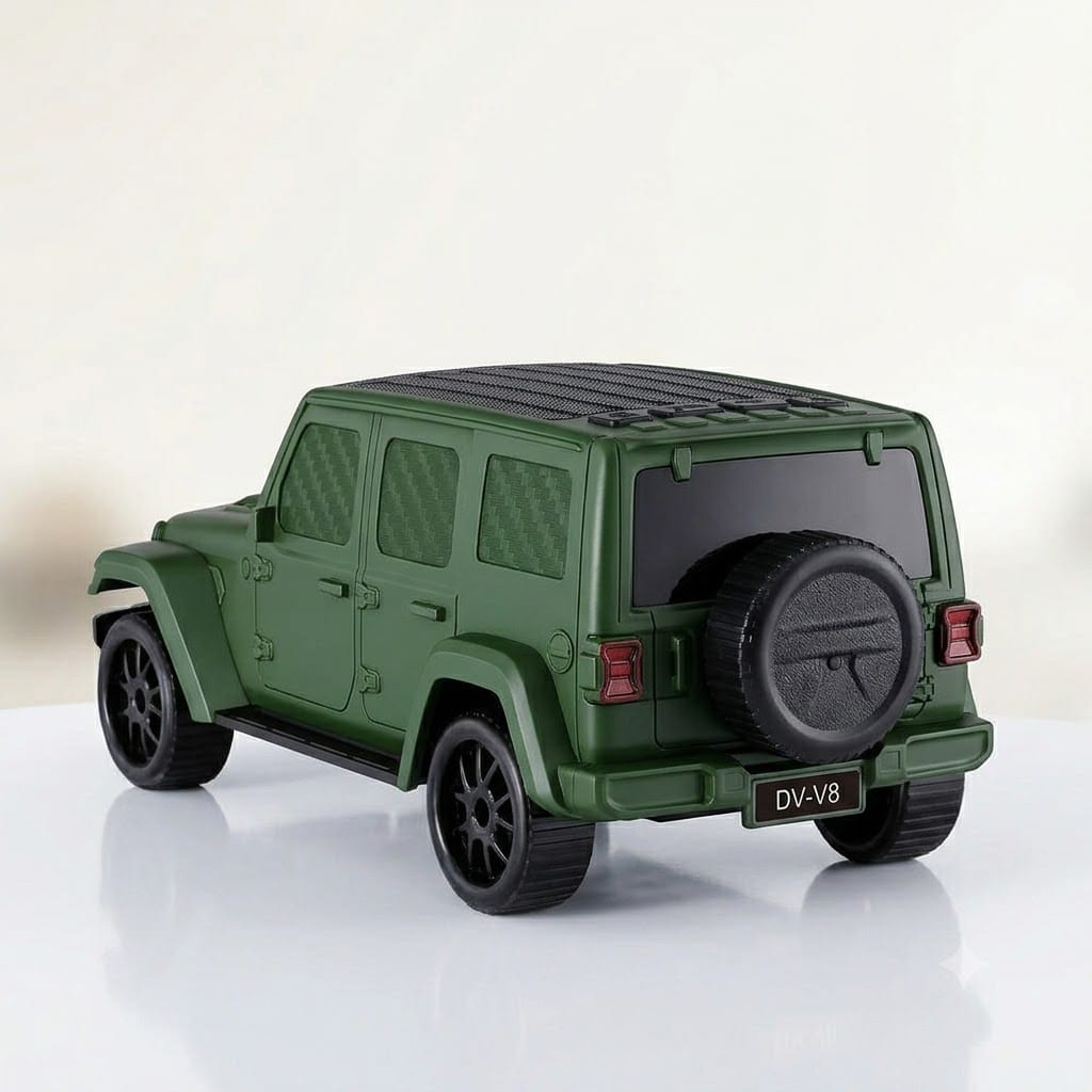 Jeep Shape Rugged Off-Road SUV Portable Wireless Speaker –