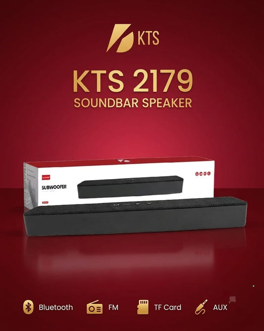 KTS 2179 Metal Grill Sound Bar Dual 52mm Speakers