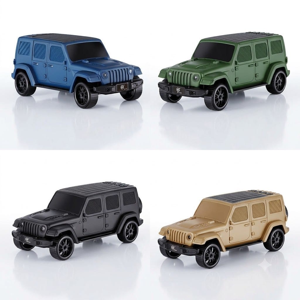 Jeep Shape Rugged Off-Road SUV Portable Wireless Speaker –