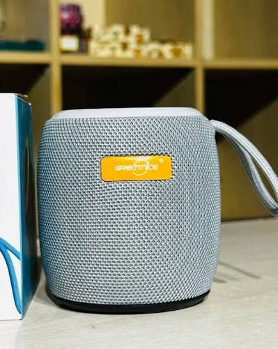 GTS-1468 Premium Portable Bluetooth Speaker | 800mAh Long-Lasting Battery | Type-C Fast Charging | TF Card Support | RGB Lights | Premium Fabric Finish
