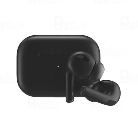 AIrpods Pro 2 New Custom Matte Black Edition with Upgraded Look,Sound and Battery Timing